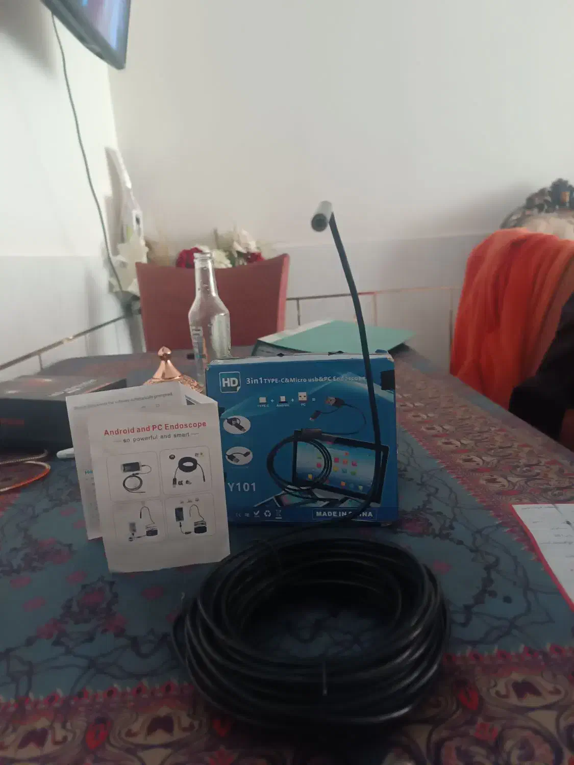 دوربین شلنگی 10متری2.5مگاپیکسل|دوربین مداربسته|فولادشهر, فولادشهر|دیوار