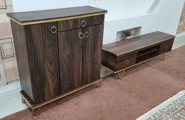 فروش میز تلویزیونی و جا کفشی ست|میز تلویزیون|کوهدشت, |دیوار