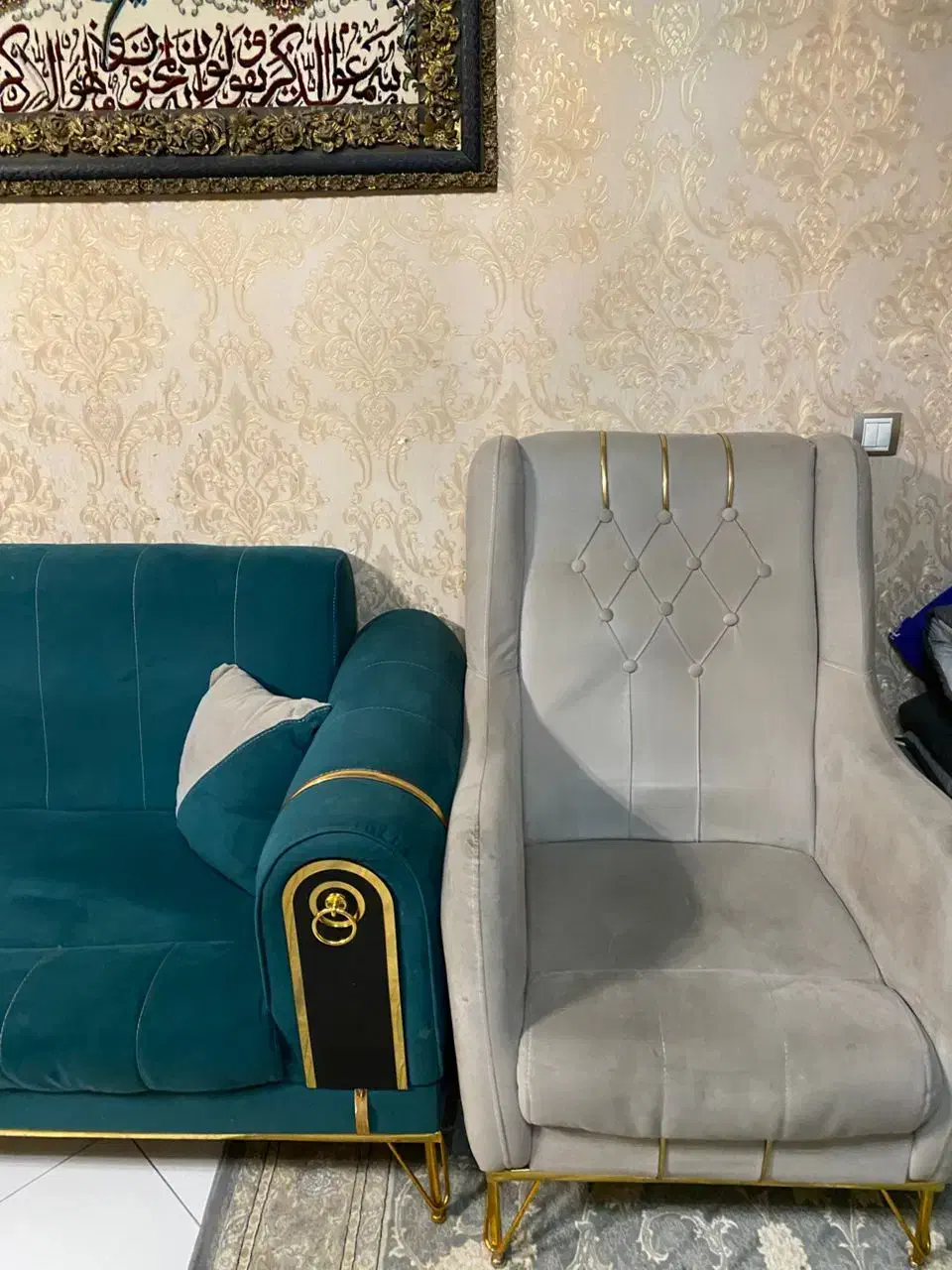 ست مبل هفت نفره به همراه غذا خوری چهار نفره|مبلمان خانگی و میز عسلی|تهران, هاشمی|دیوار