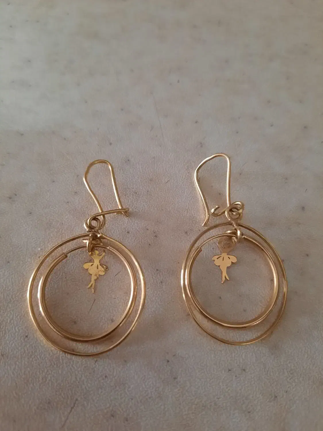 معاوضه گوشواره حلقه ایی طرح فرشته|جواهرات|اراک, |دیوار