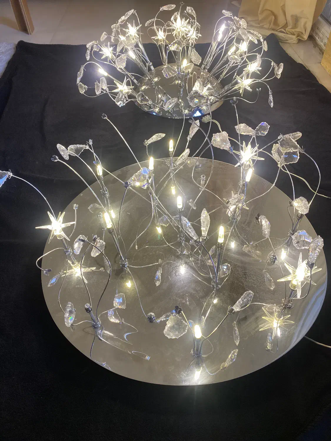 لوستر|لوستر و چراغ آویز|کیش, |دیوار