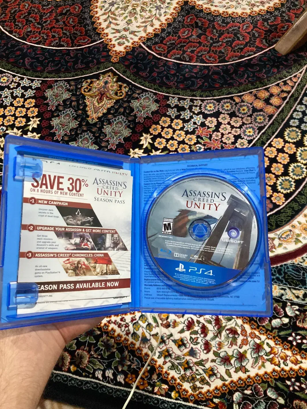 دیسک بازی اساسینز کرید assassins Creed unity ps4|کنسول، بازی ویدئویی و آنلاین|محمودآباد, |دیوار