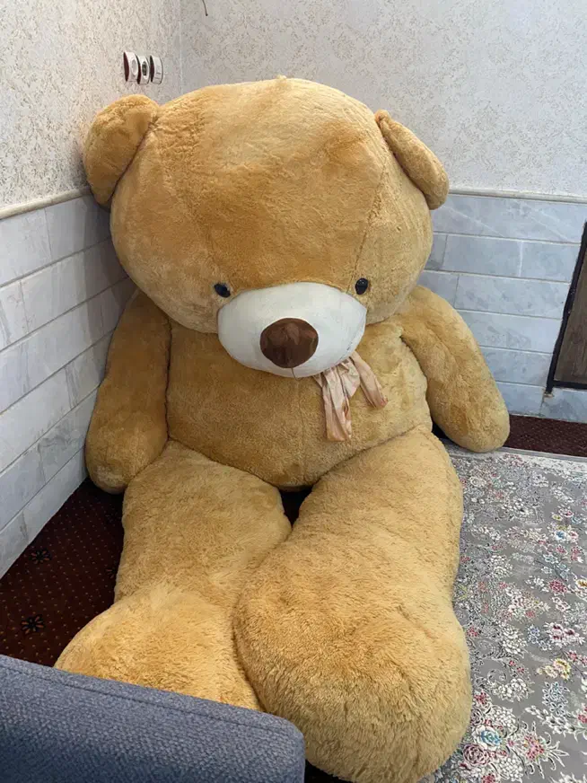 خرس بزرگ عروسکی|اسباب‌‌بازی|قم, شهرک امام حسن|دیوار