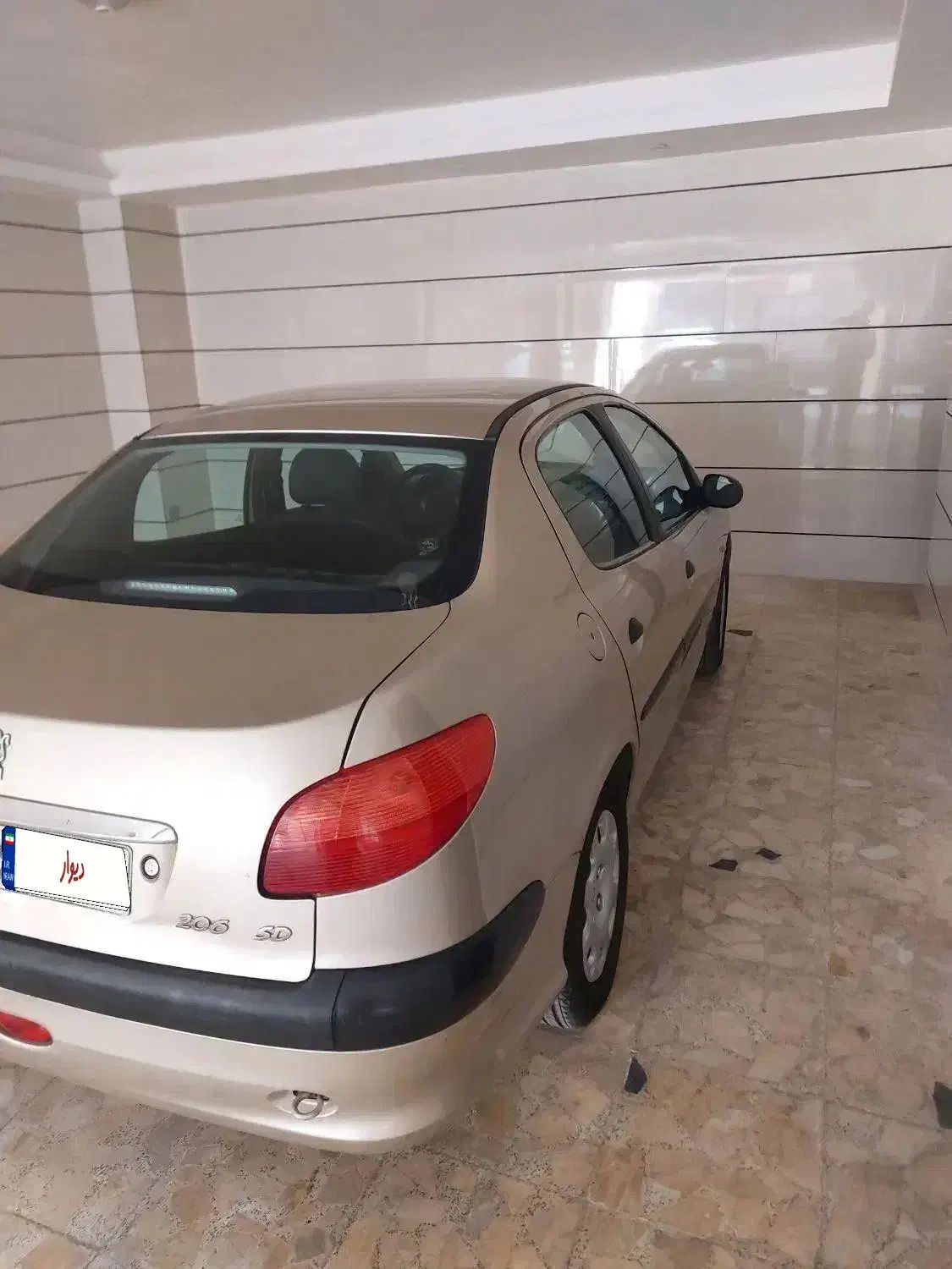 206 sd دوگانه شرکتی ۸۷|خودرو سواری و وانت|قزوین, |دیوار