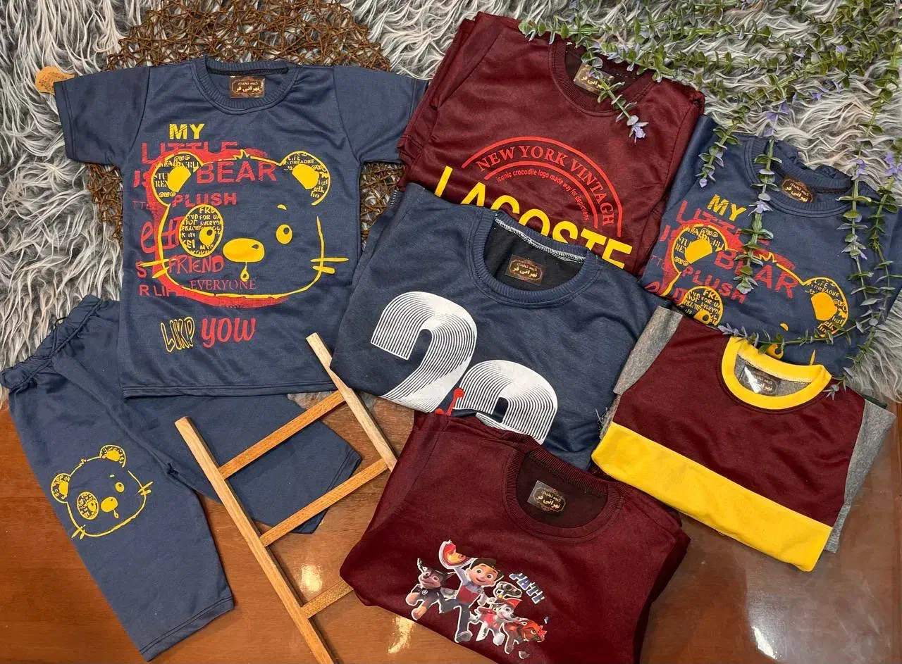 عمده مغازه ها- ست تیشرت شلوارک پسرانه ۳ شماره|کفش و لباس بچه|آبادان, |دیوار