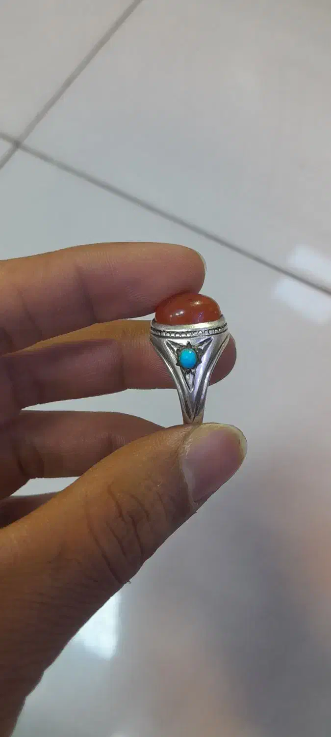 انگشتر نقره دستساز|جواهرات|شاهین‌شهر, بوستان حافظ|دیوار