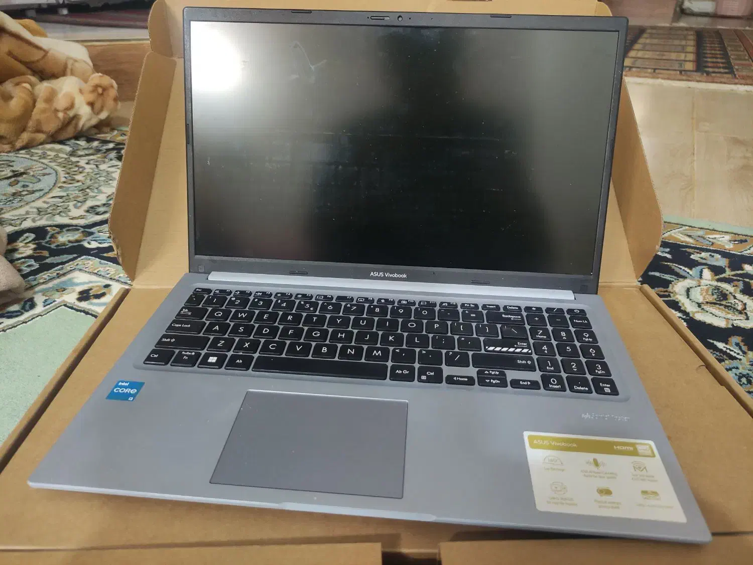 لپ تاپ ایسوس بی خط و خش|رایانه همراه|گرگان, |دیوار