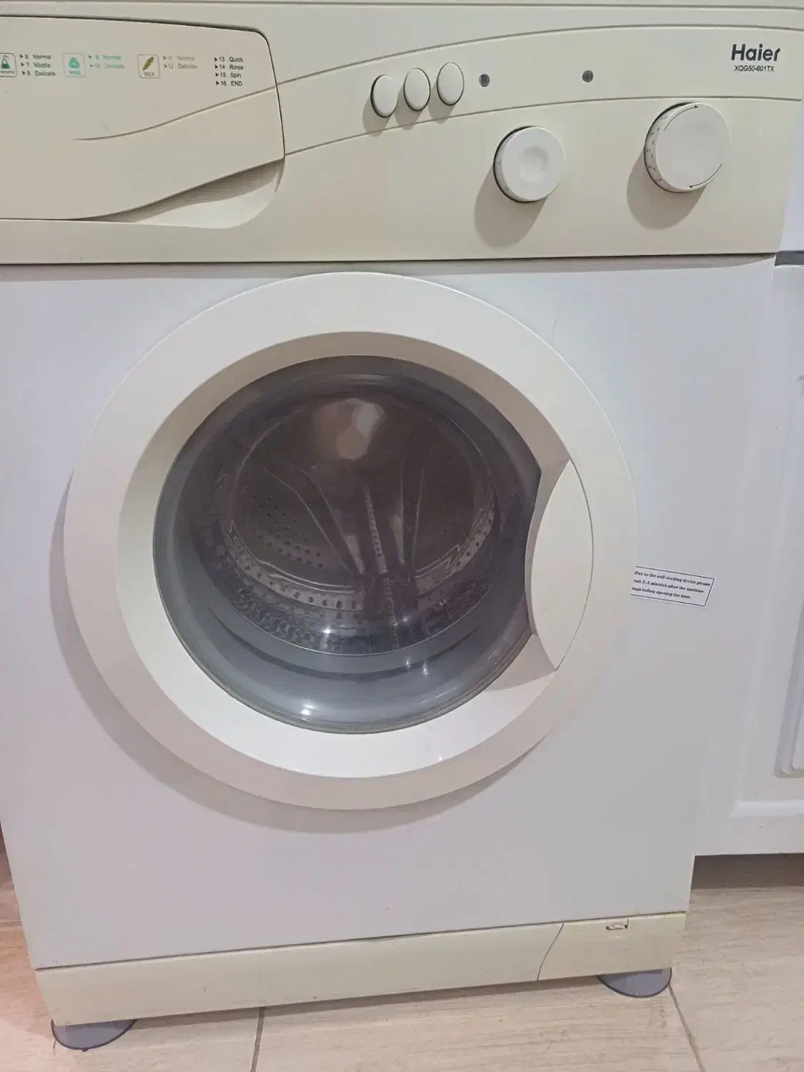 فروش لباس شوی هایر دارای خشک کن سالم به شرط|ماشین لباسشویی و خشککن لباس|قیدار, |دیوار