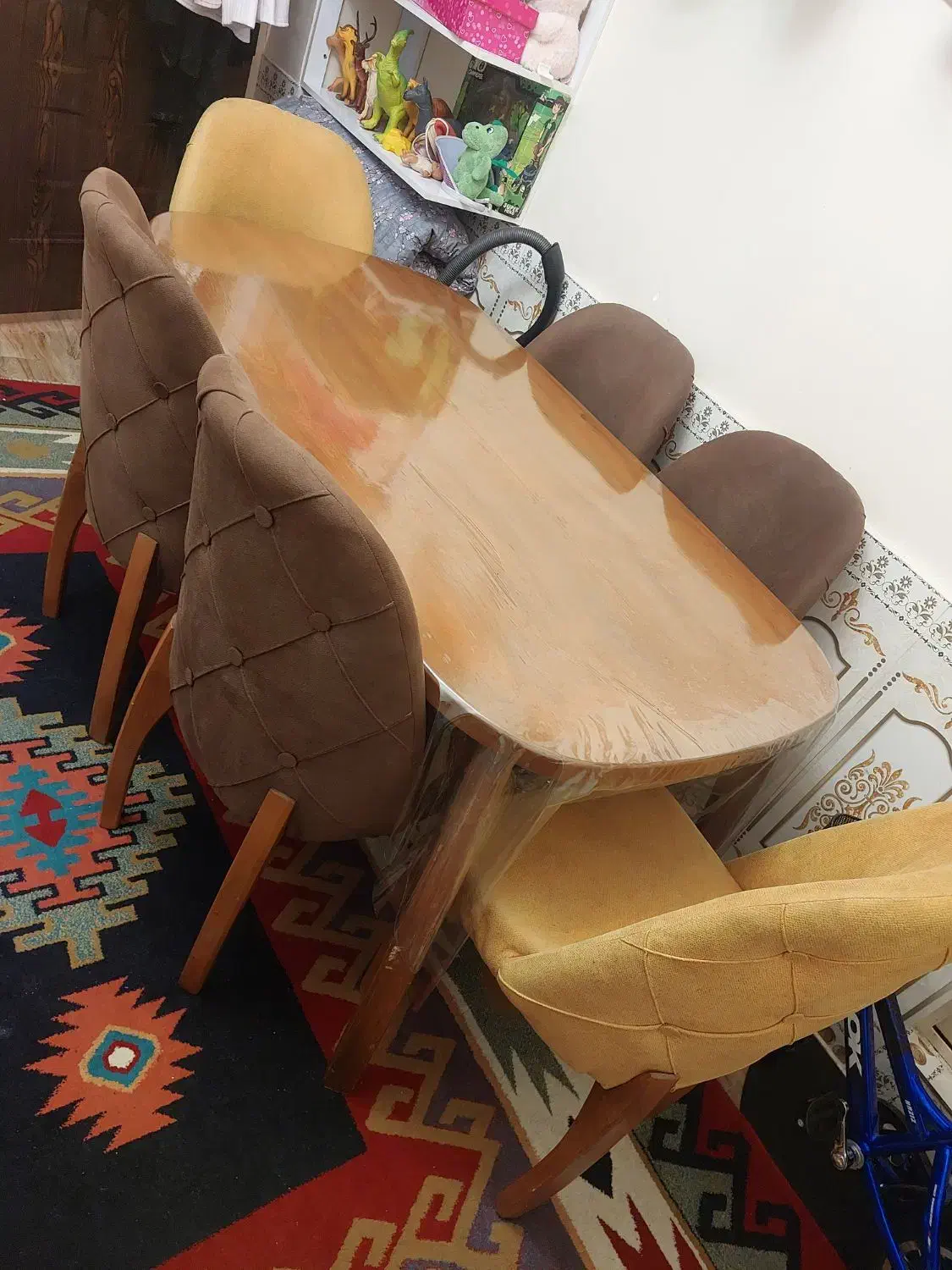 نهارخوری ۶نفره|میز و صندلی غذاخوری|ورامین, شهرک مدرس|دیوار