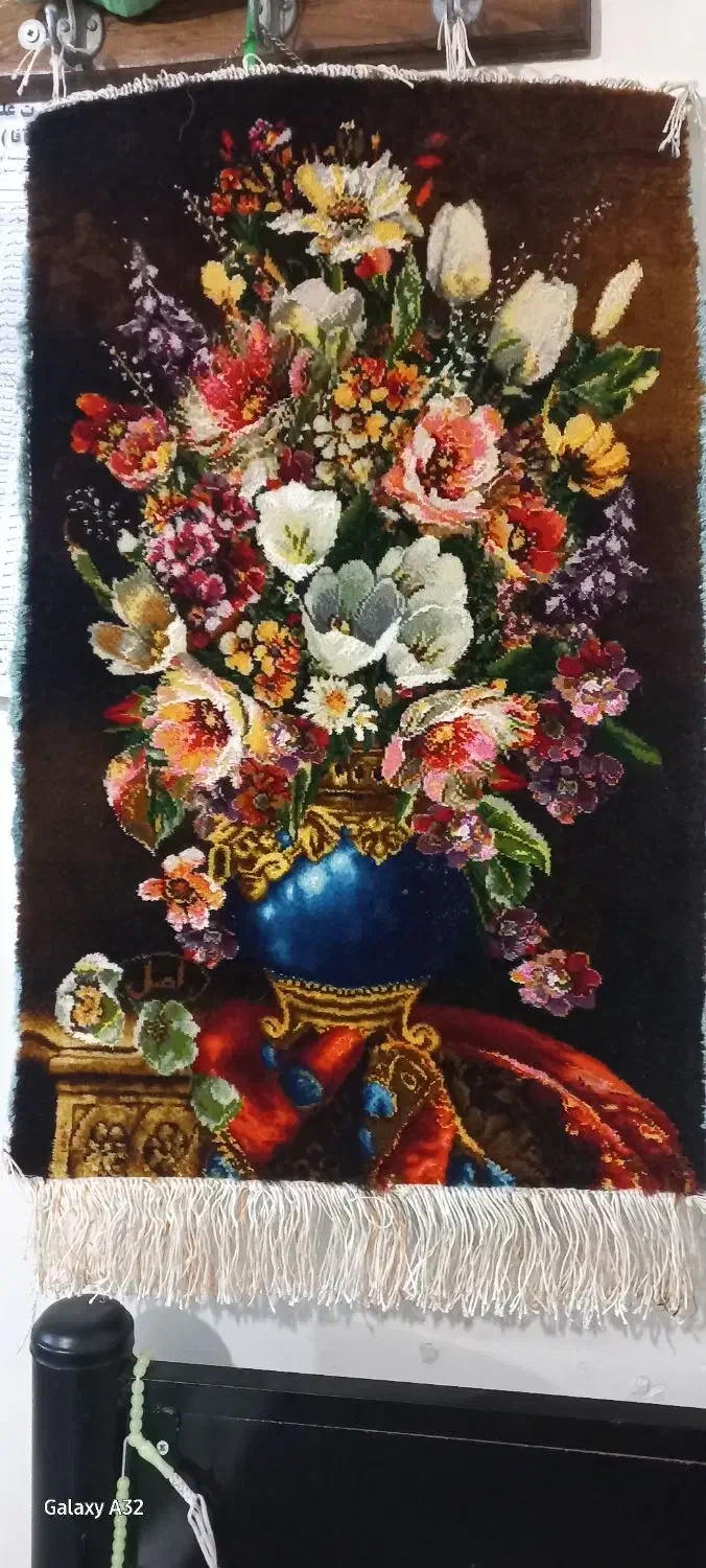 تابلو فرش  دستبافت  ابریشم|تابلو فرش|تبریز, |دیوار