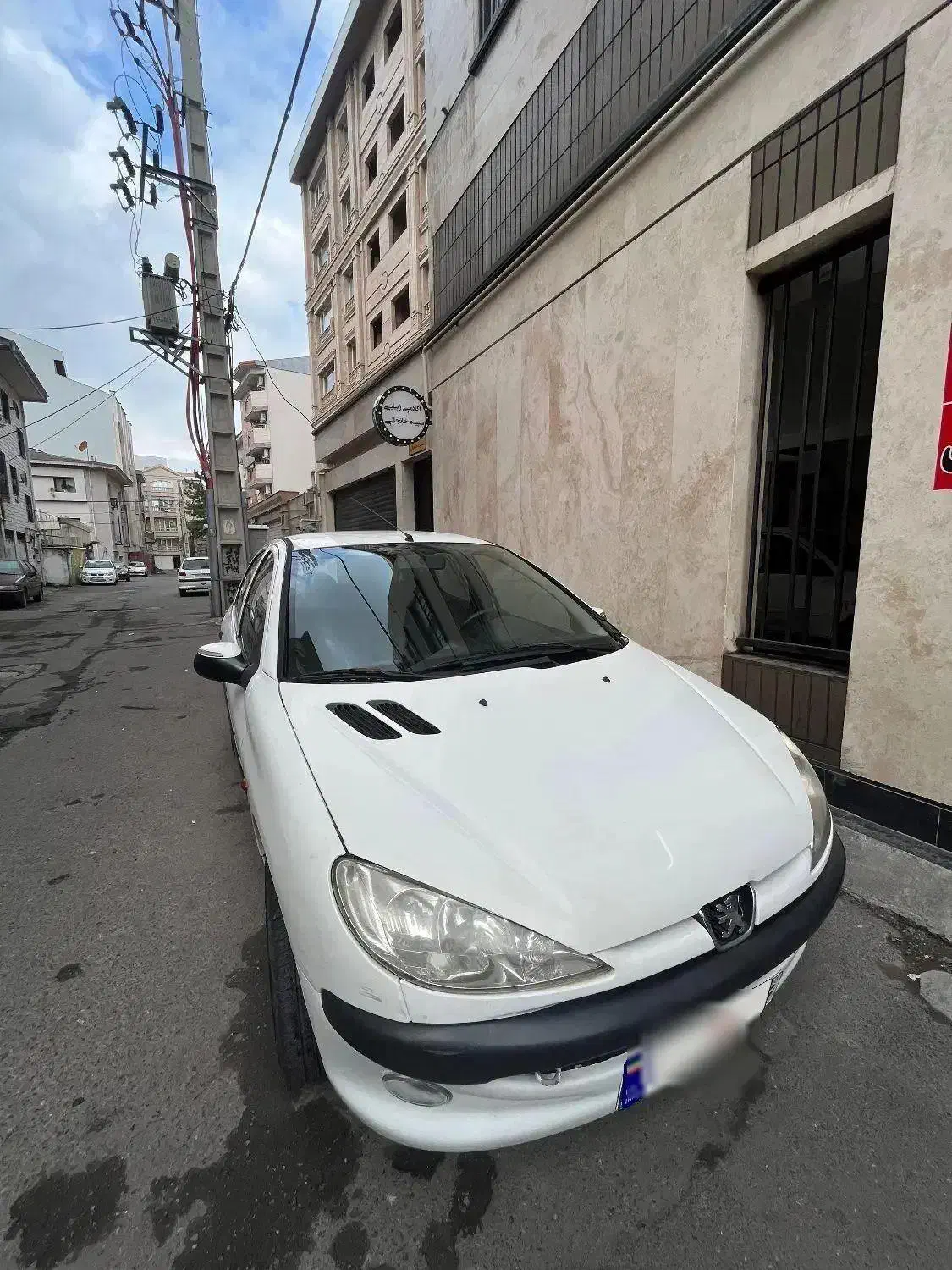 206 سفید تیپ 5مدل 1394|خودرو سواری و وانت|رشت, گلسار|دیوار