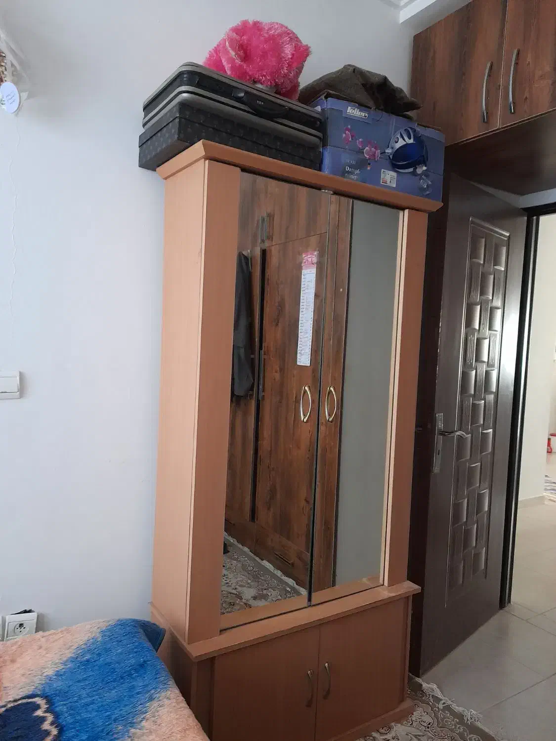 جا لباسی و جا کفشی آینه دار|جاکفشی، کمد، دراور|بندر انزلی, معلم|دیوار