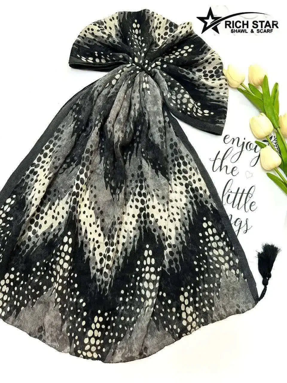 شال منگوله دار کریشه  در 8 رنگ دلنشین|لباس|مریوان, |دیوار