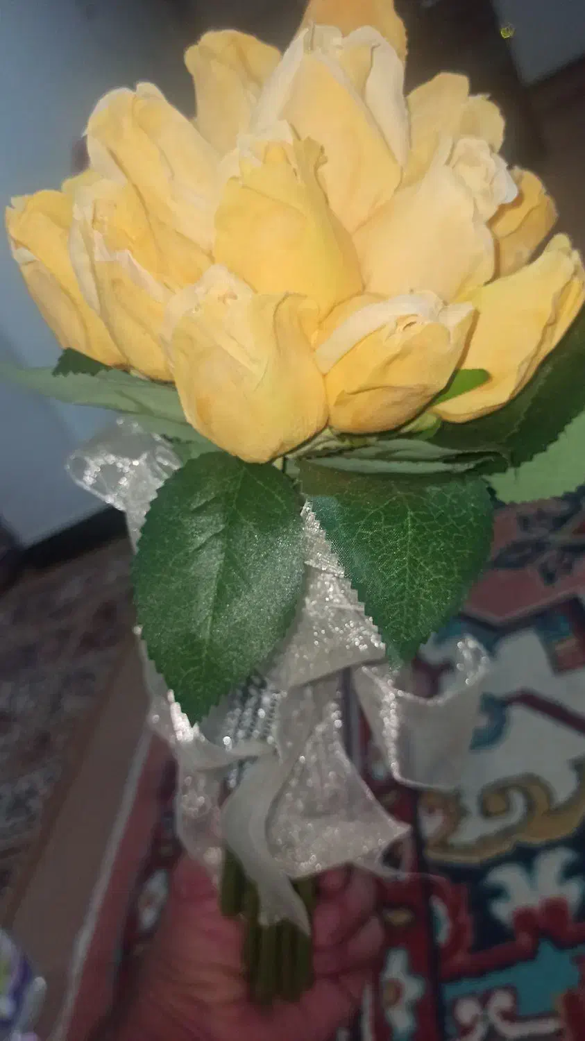 دسته گل عروس کاملا سالم و درحد با۳۰ شاخه گل مصنوعی|گل مصنوعی|مسجد سلیمان, |دیوار