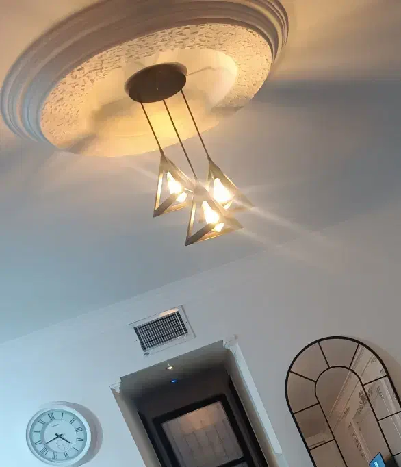 لوستر مشکی فلزی|لوستر و چراغ آویز|مشهد, وکیلآباد|دیوار