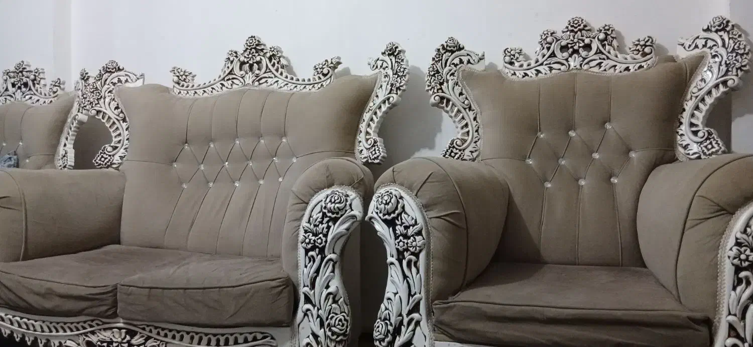 مبل سلطنتی|مبلمان خانگی و میز عسلی|فولادشهر, مسکن مهر فولادشهر|دیوار