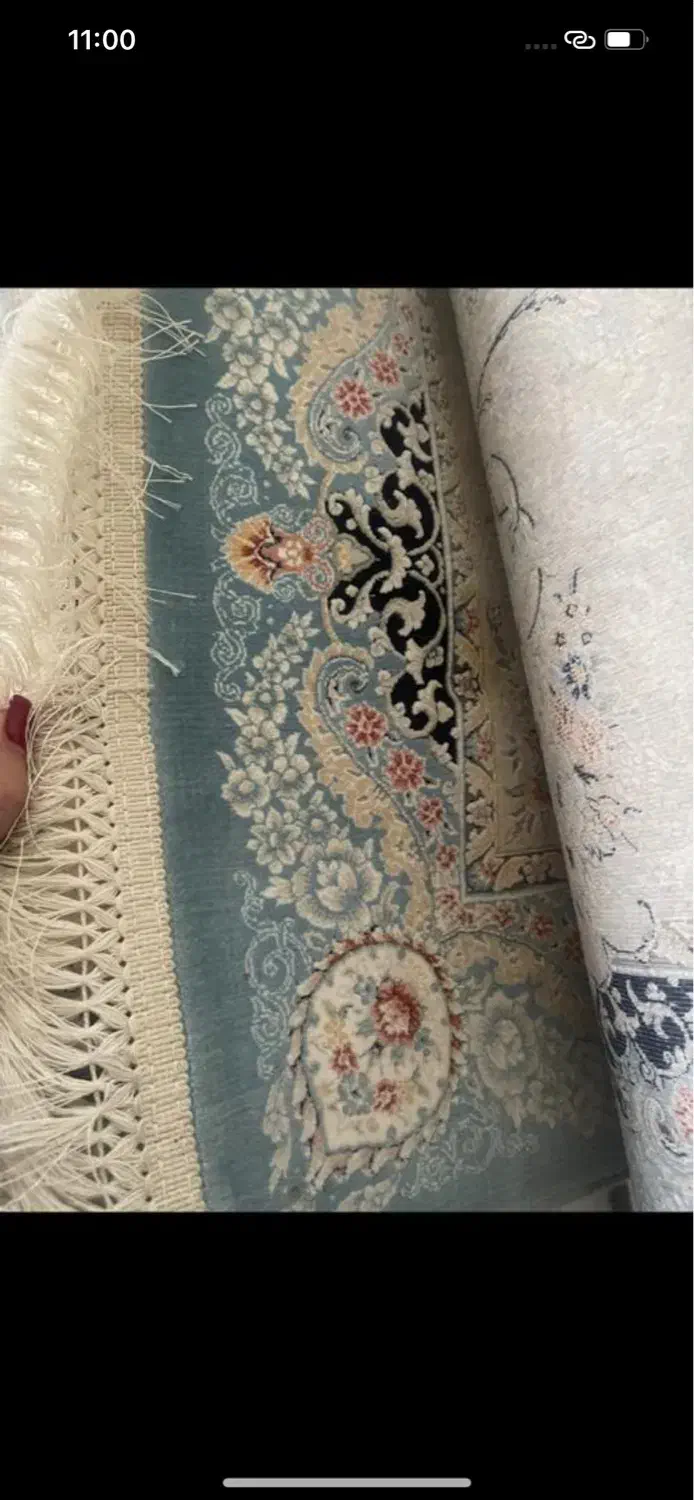 دو تخته فرش ۹متری ۱۲۰۰شانه|فرش|نورآباد, |دیوار