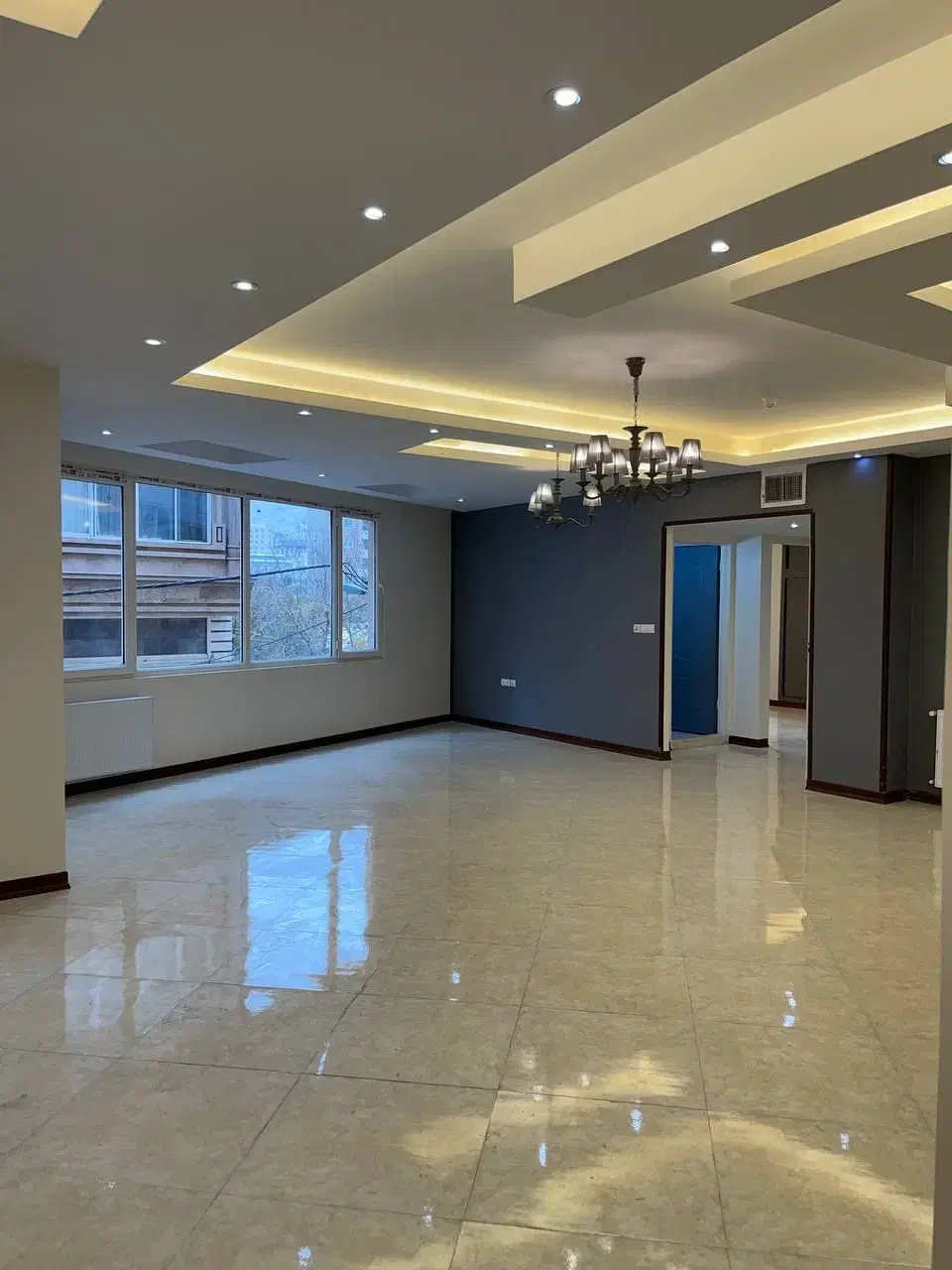 ۱۶۰ متر ۳ خواب سالن پرده خور فول ویو ابدی شهرک نفت