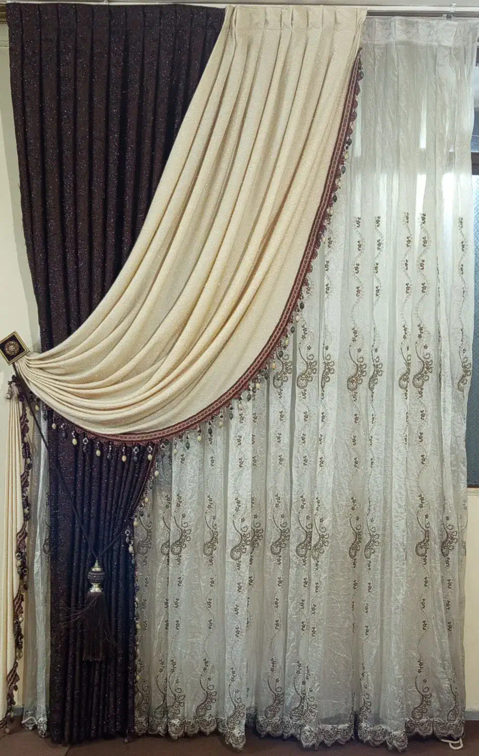 پرده|پرده، رانر، رومیزی|قرچک, داوود آباد|دیوار