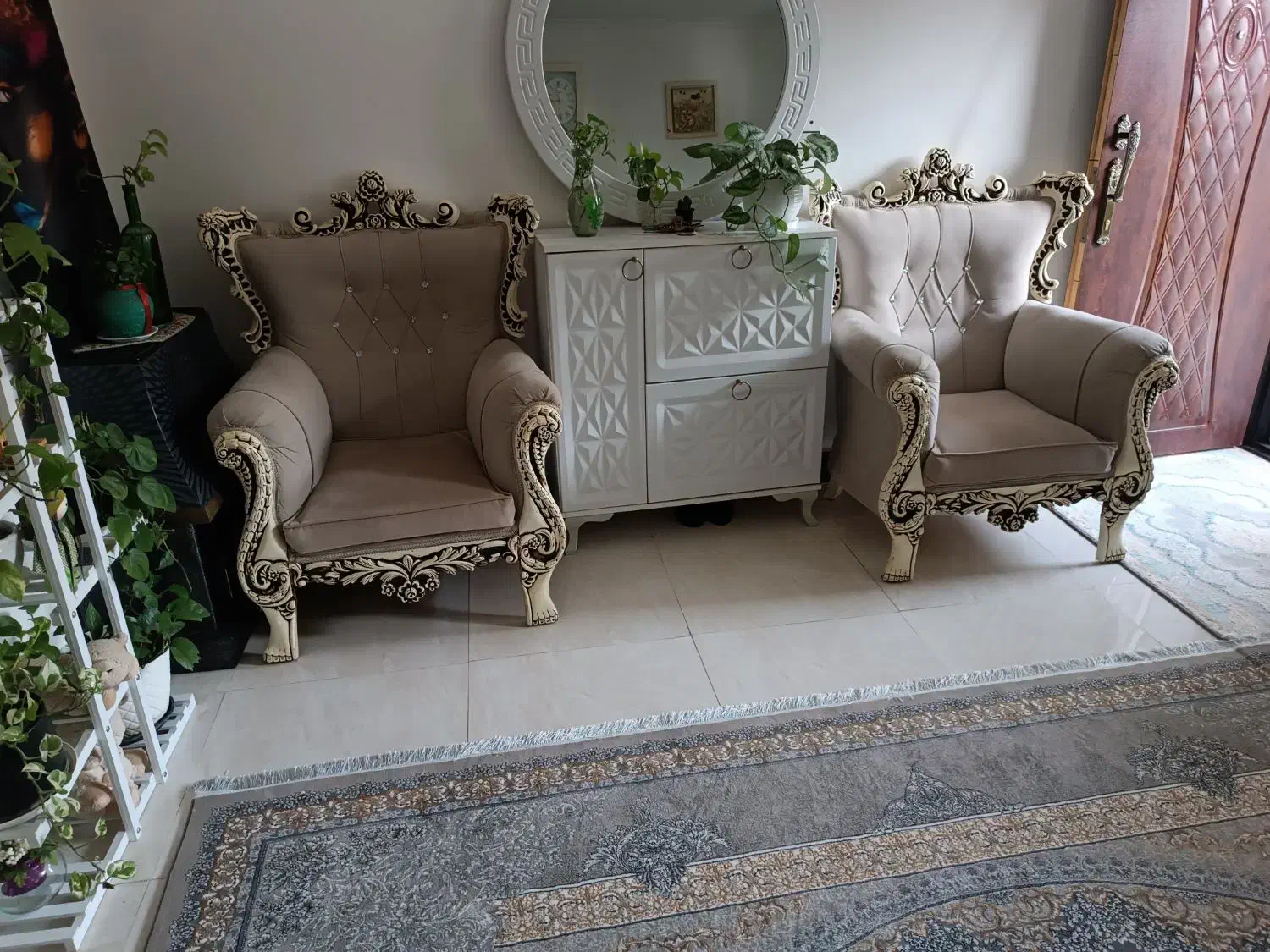 مبل سلطنتی|مبلمان خانگی و میز عسلی|محمودآباد, |دیوار