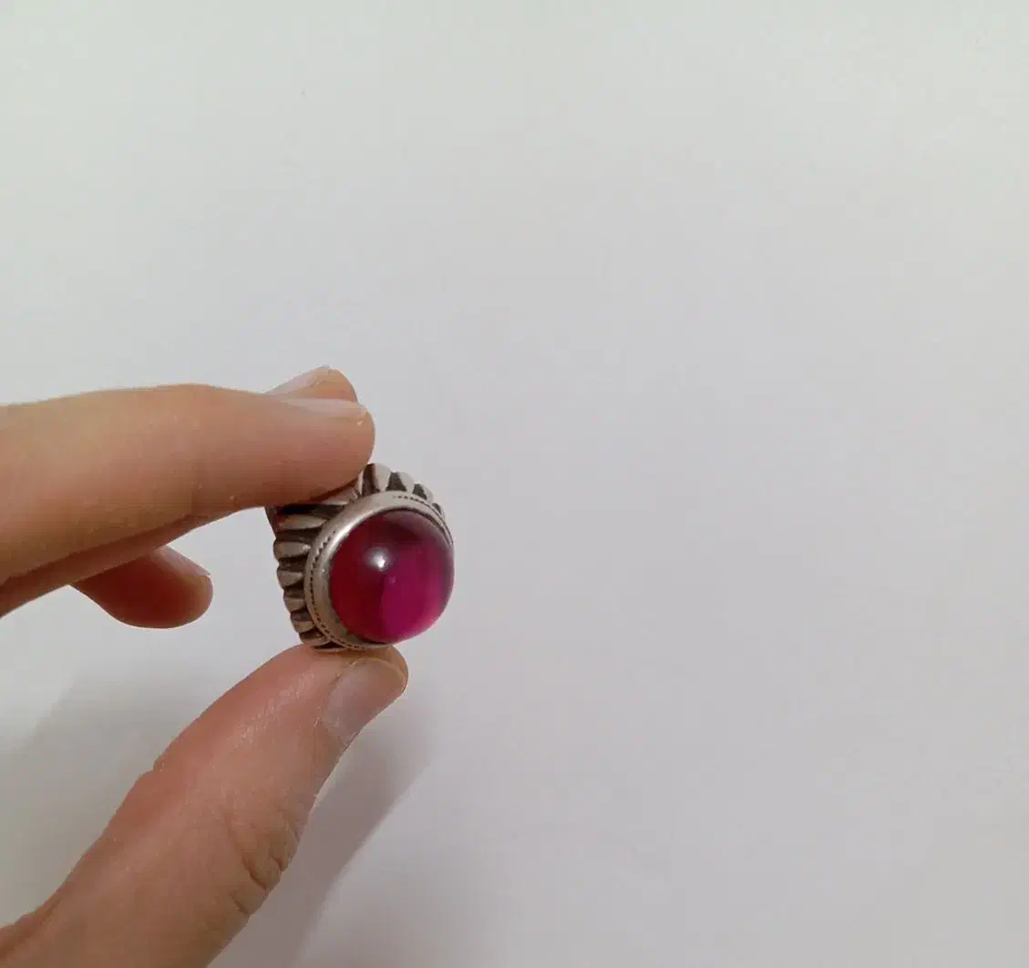 انگشتر یاقوت مردانه|کلکسیون اشیاء عتیقه|قم, کاسه گران|دیوار