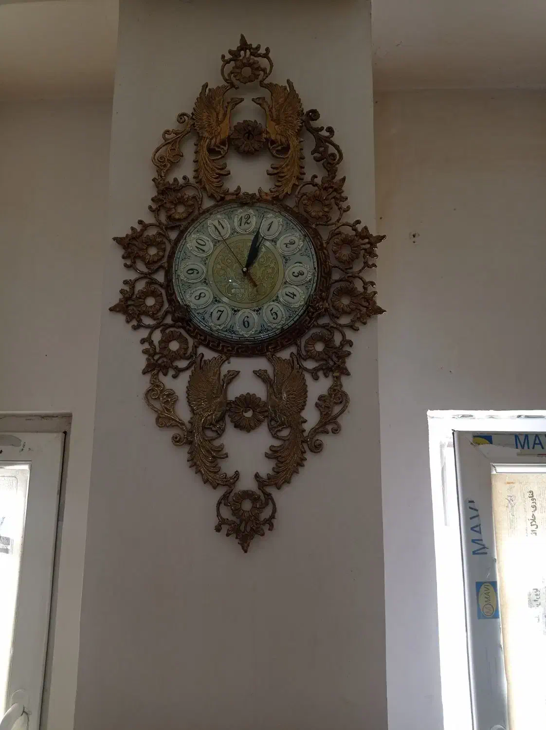 ساعت برنز|ساعت دیواری و تزئینی|خرمآباد, |دیوار