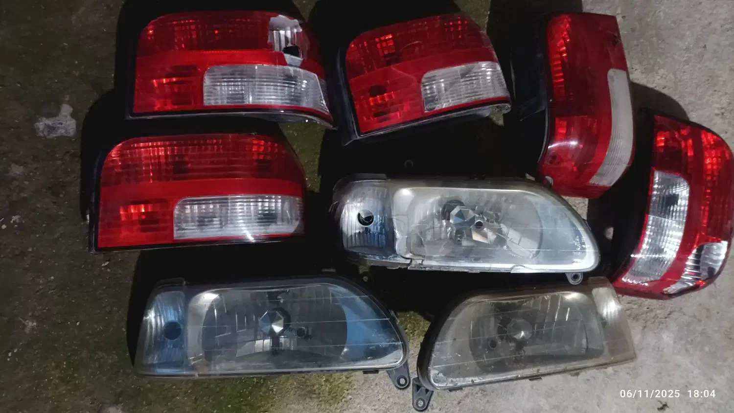 چراغ جلو وعقب|قطعات یدکی و لوازم جانبی|کردکوی, |دیوار