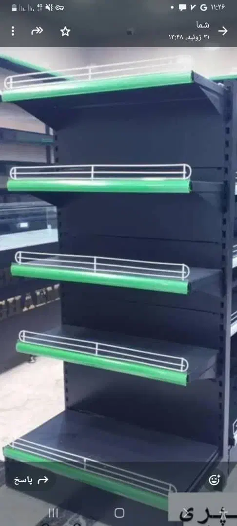 انواع قفسه های فروشگاهی نووکارکرده بانصاب|فروشگاه و مغازه|قم, چهل درخت|دیوار