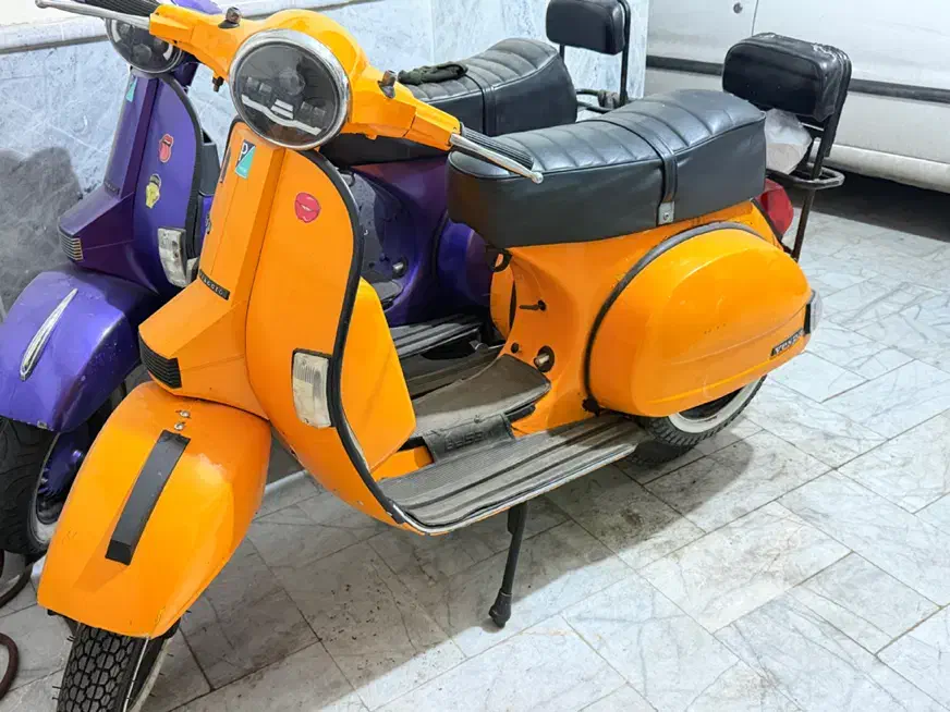 وسپا ۱۲۵ خشک|موتورسیکلت|مشهد, عامل|دیوار