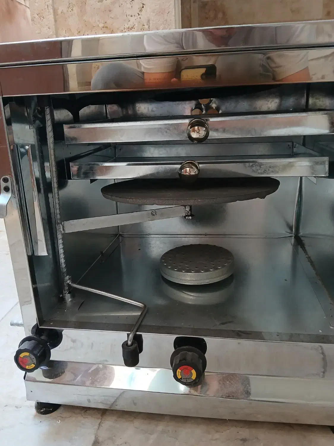 تنور گازی چدنی دو طبقه نو|اجاق گاز و لوازم برقی پختوپز|ساری, |دیوار