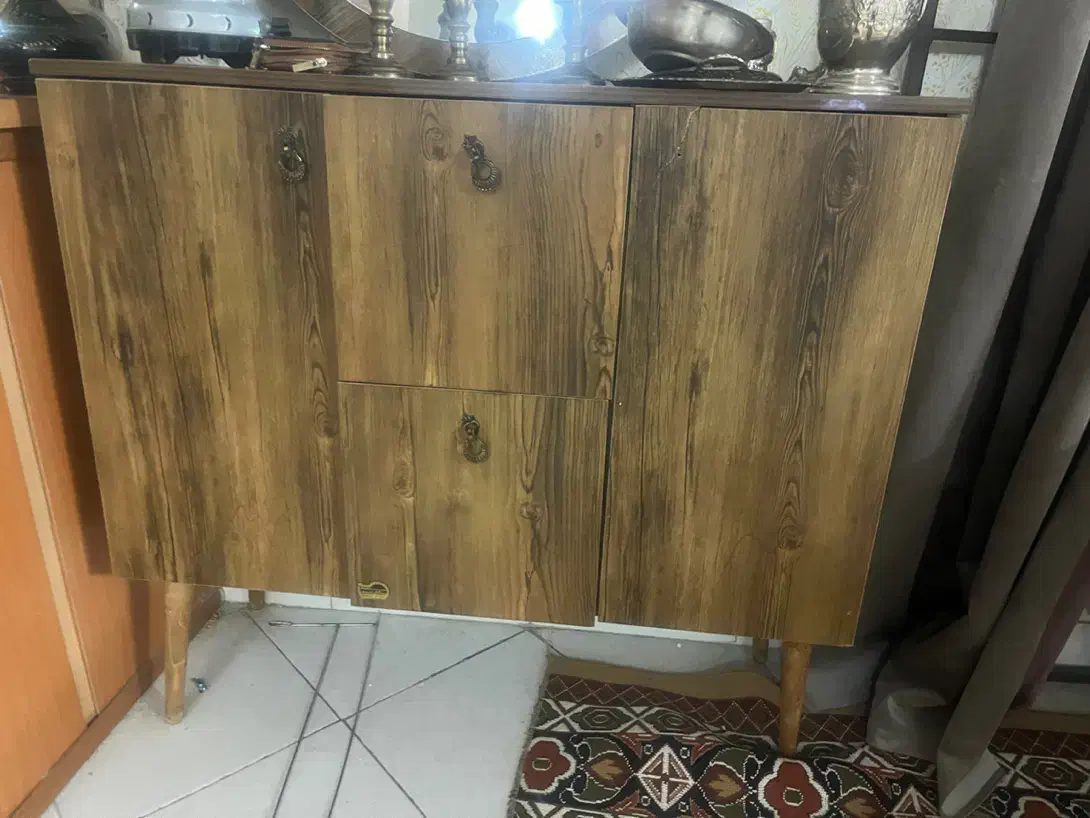 ست میز کنسول میز تی وی و جاکفشی کتابخانه|بوفه، ویترین، کنسول|مشهد, رسالت|دیوار