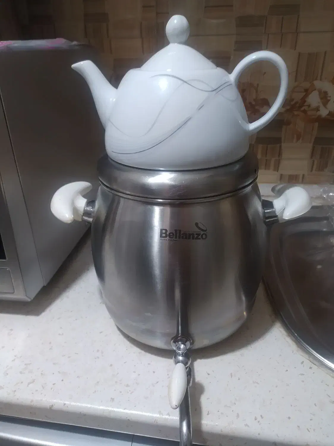 کتری قوری سالم|قوری، کتری، قهوهساز دستی|رباطکریم, رباطکریم|دیوار