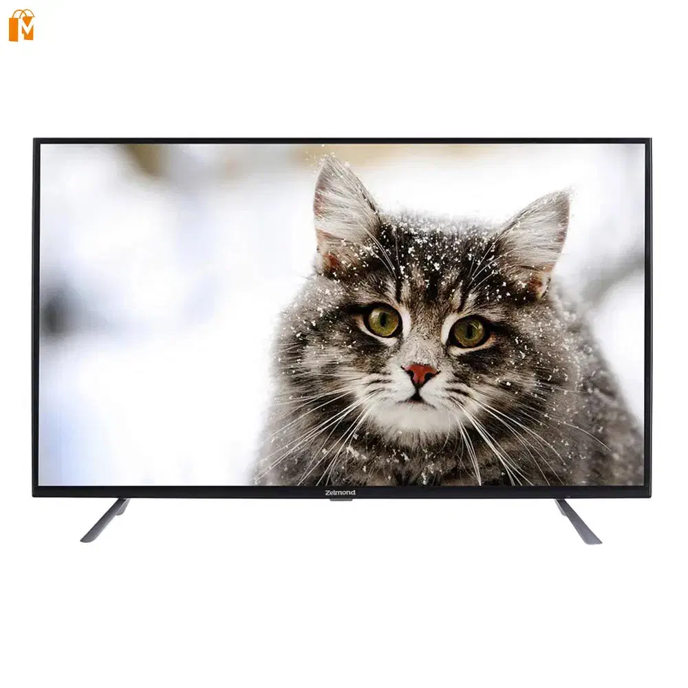 ال ای دی پنل شکسته زلمنود ۴۳ هوشمند و فورکی|تلویزیون و پروژکتور|بهار, |دیوار