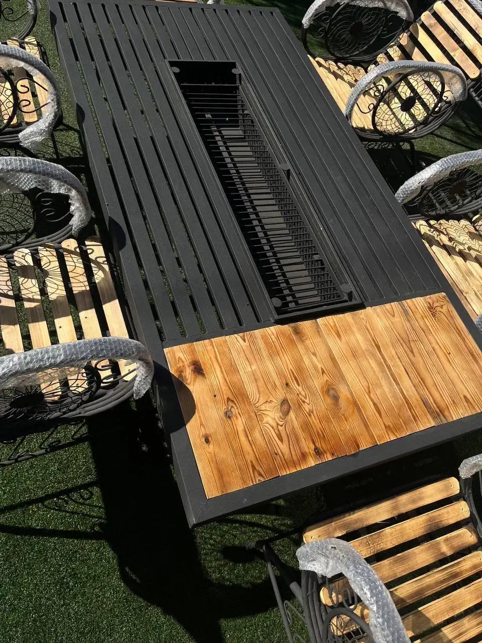 میز اتشدان /آتشکده دو حالته چوب ترمو مدرن|بخاری، هیتر، شومینه|تهران, صفا|دیوار