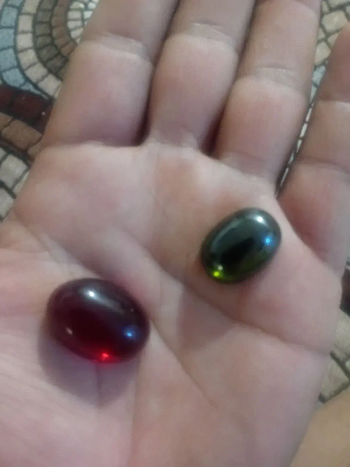 سنگ یاقوت سرخ و لعل سبز|جواهرات|ماهدشت, |دیوار