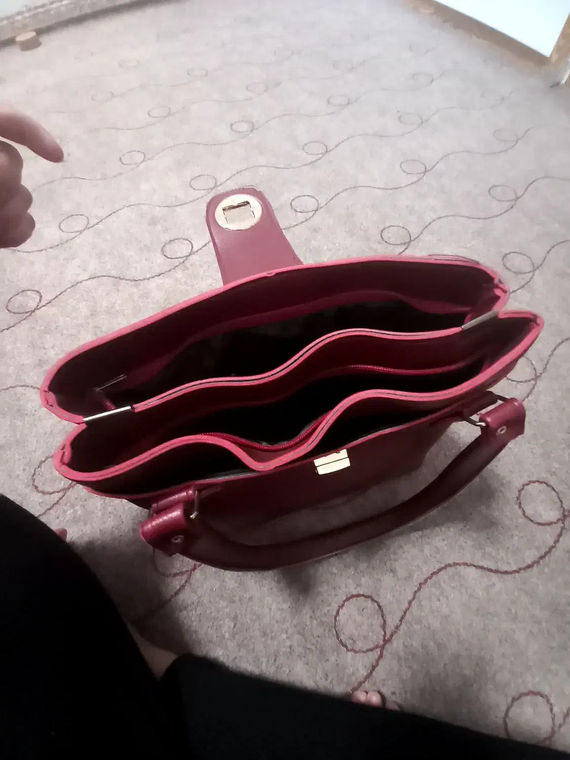 کیف زرشکی نو نو|کیف، کفش، کمربند|سبزوار, باهنر|دیوار