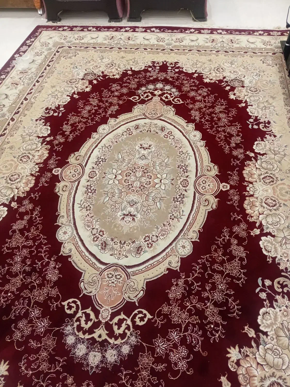 فرش ماشینی ۱۲متری یک جفت|فرش|خرمدره, |دیوار