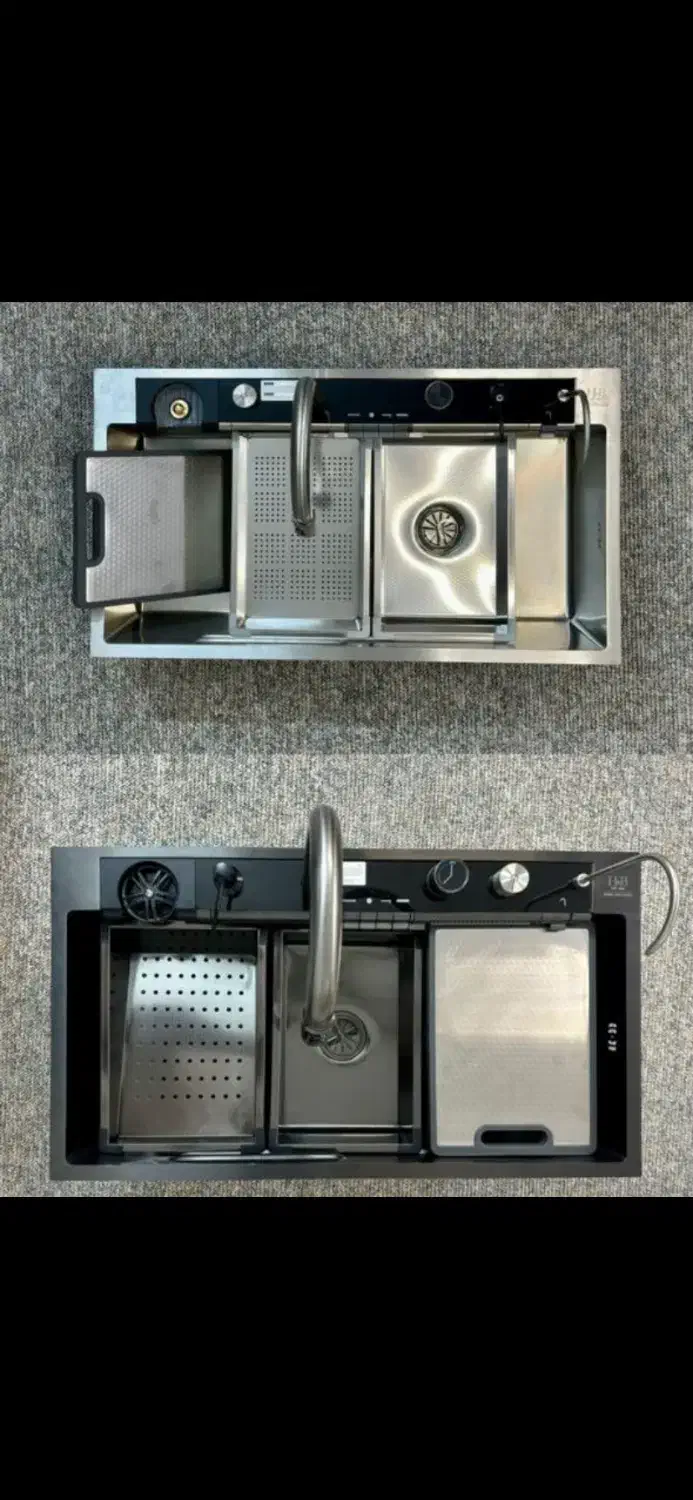 ۷۶/۹۰/۱۰۰/۱۲۰سینکهای باکسی و پیانویی وارداتی|آب‌چکان و نظم‌دهنده ظروف|تهران, بنی‌هاشم|دیوار