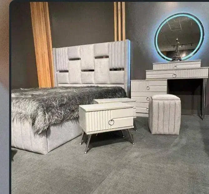 سرویس خواب عروس|تخت و سرویس خواب|اهواز, فولاد|دیوار