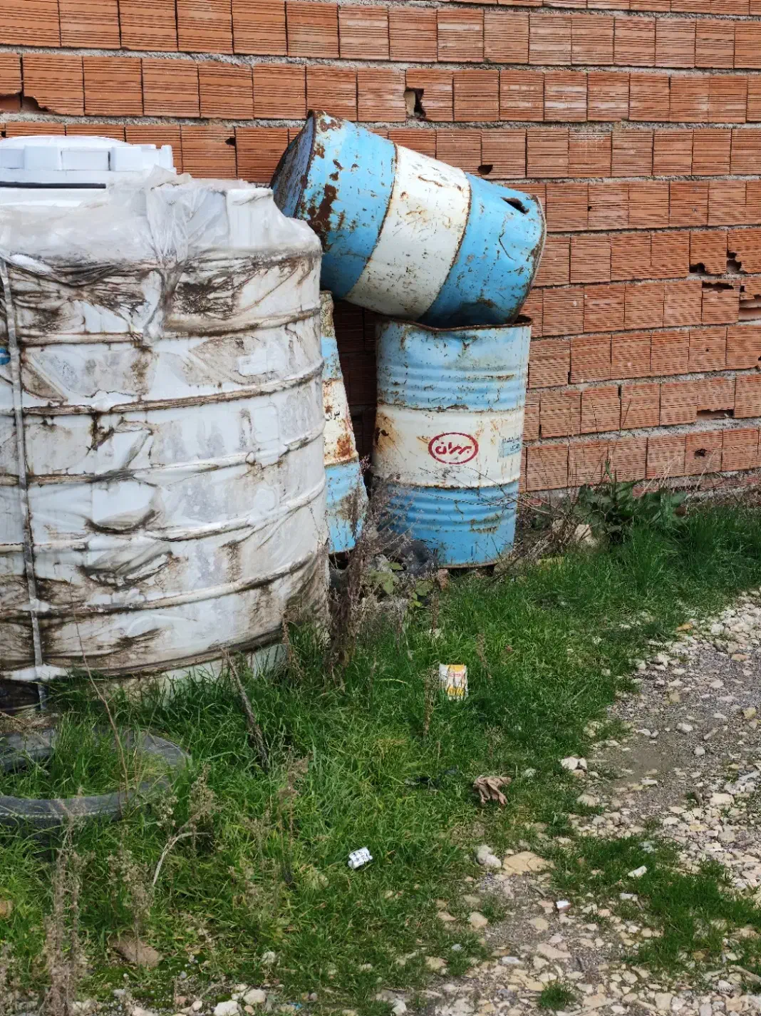 بشکه برای بنایی|مصالح و تجهیزات ساختمان|بهشهر, |دیوار