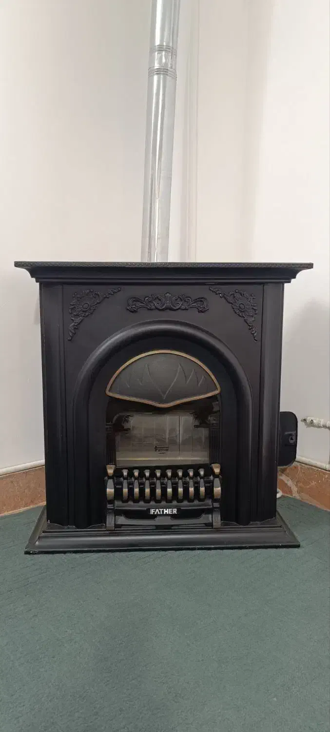 بخاری شومینه ای|بخاری، هیتر، شومینه|هشتگرد, شهرک بعثت|دیوار