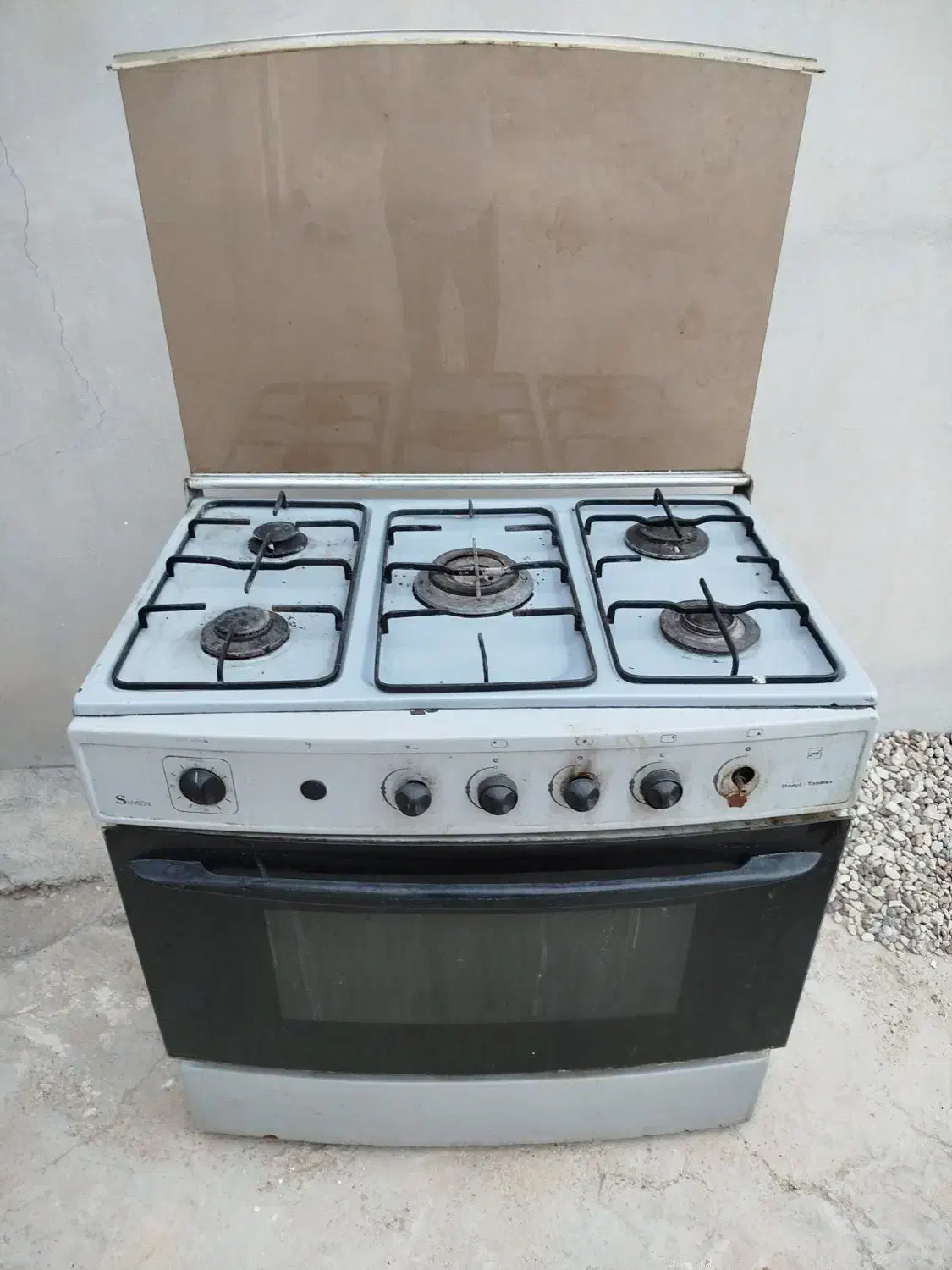 اجاق گاز 5شعله|اجاق گاز و لوازم برقی پخت‌وپز|کاکی, |دیوار