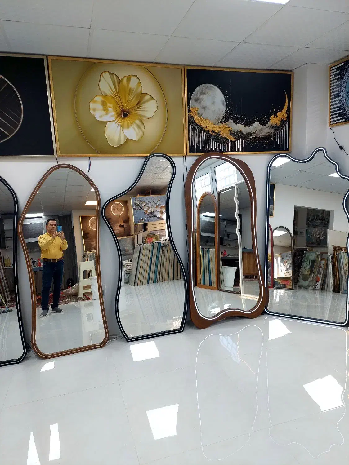 آینه قدی پینترسی|آینه|گنبد کاووس, |دیوار