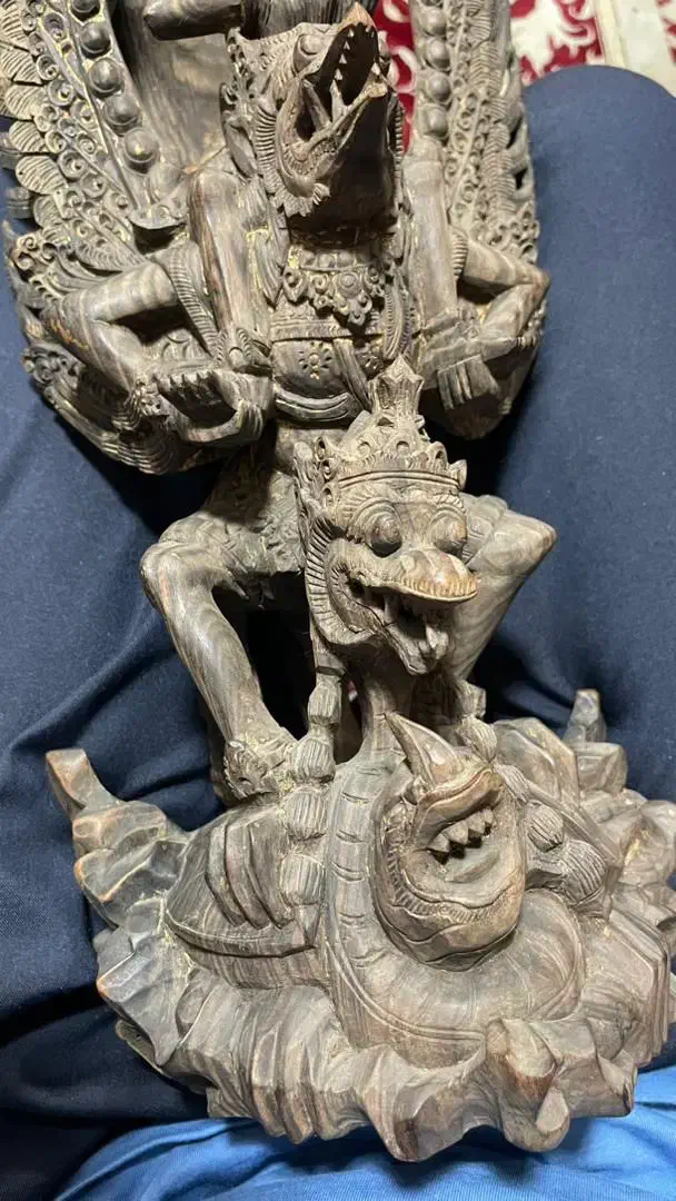 مجسمه آنتیک چوب ابنوس|کلکسیون اشیاء عتیقه|ری, ولی آباد|دیوار