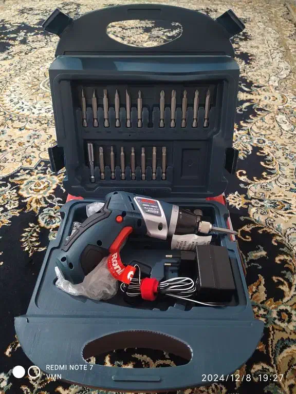 پیچ گوشتی شارژی تاشو رونیکس|ابزارآلات|نور, |دیوار