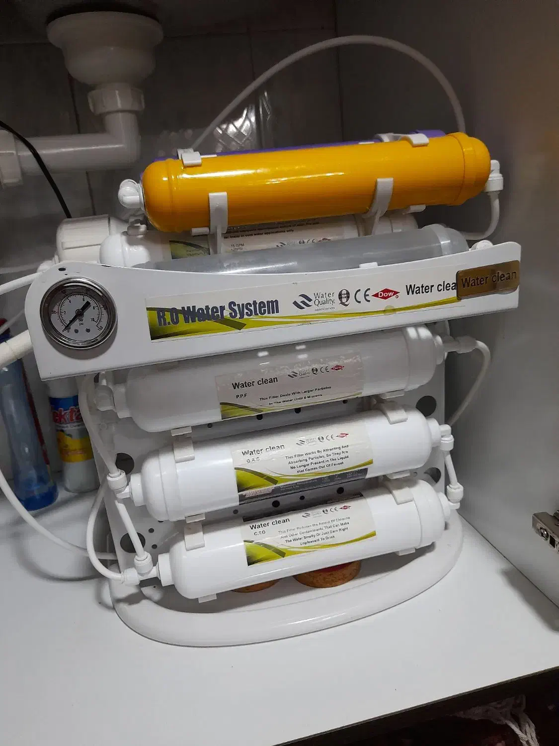 تسویه آب هشت فیلتر|آبسردکن و تصفیه آب|مراغه, |دیوار