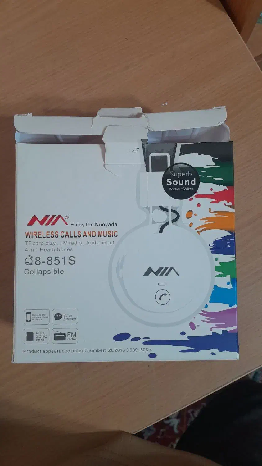 هدفون NIA بلوتوثی مدل8-851s نارنجی|لوازم جانبی موبایل و تبلت|اصفهان, کوی میلاد|دیوار