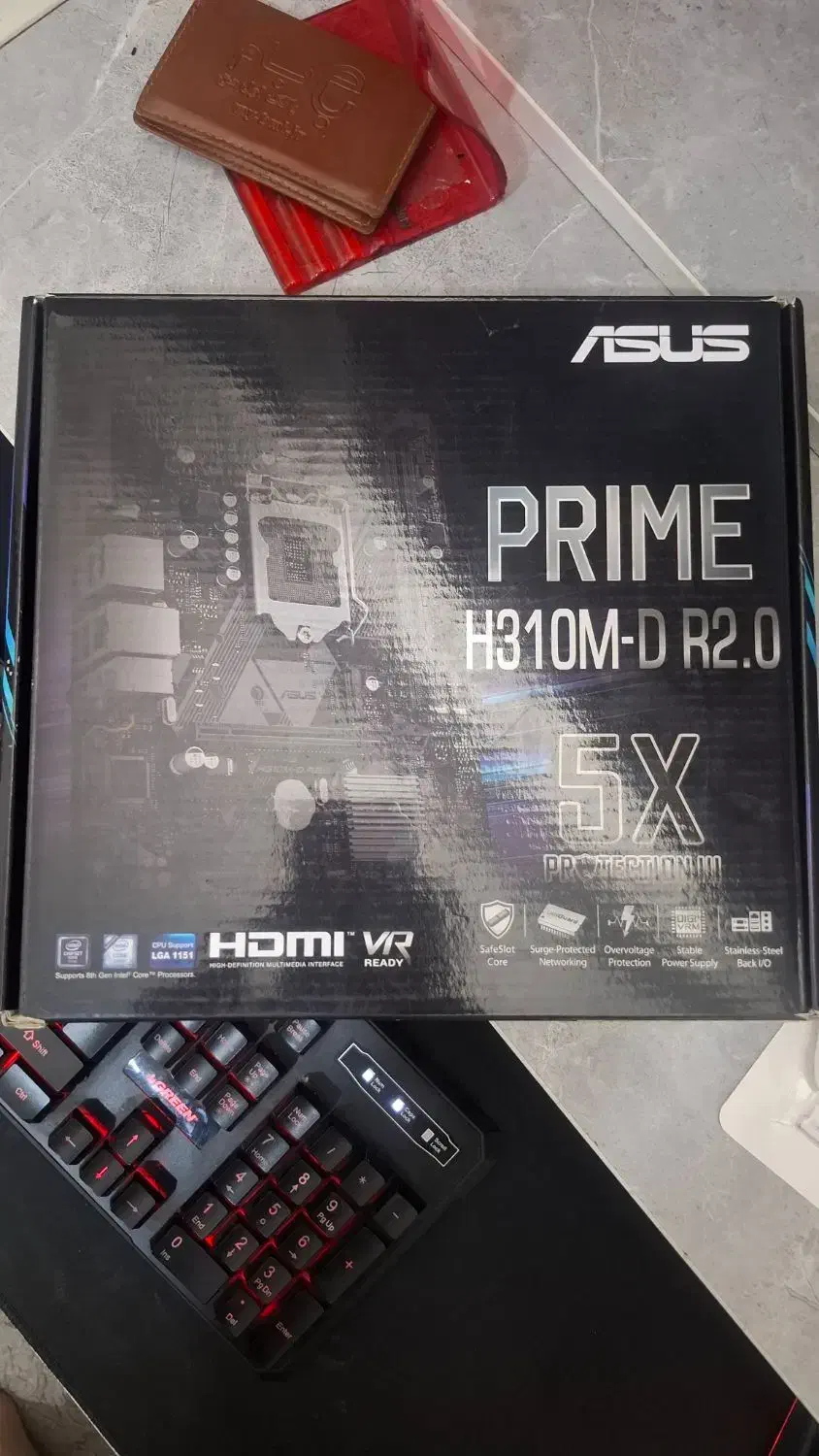 مادربرد ایسوس MOTHERBOARD ASUS PRIME H310M-F R2.0|قطعات و لوازم جانبی رایانه|بابل, |دیوار