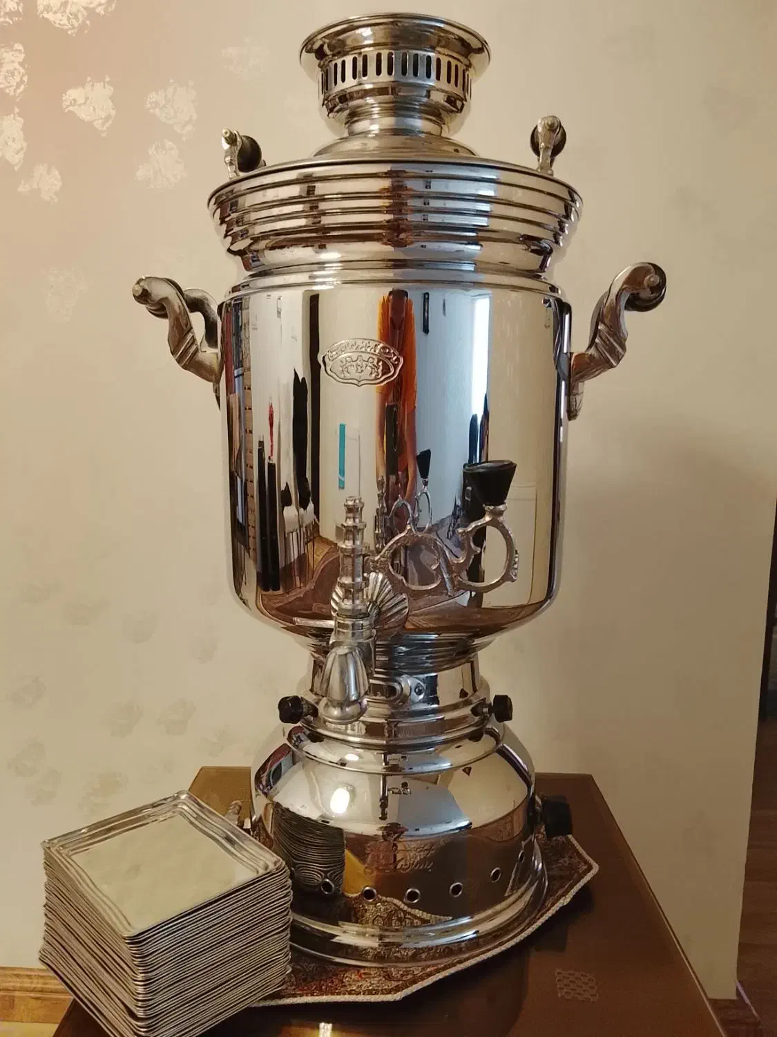 سماور گازی مجلسی۲۰ لیتری تبریز|سماور، چایساز، قهوهساز|اردبیل, |دیوار