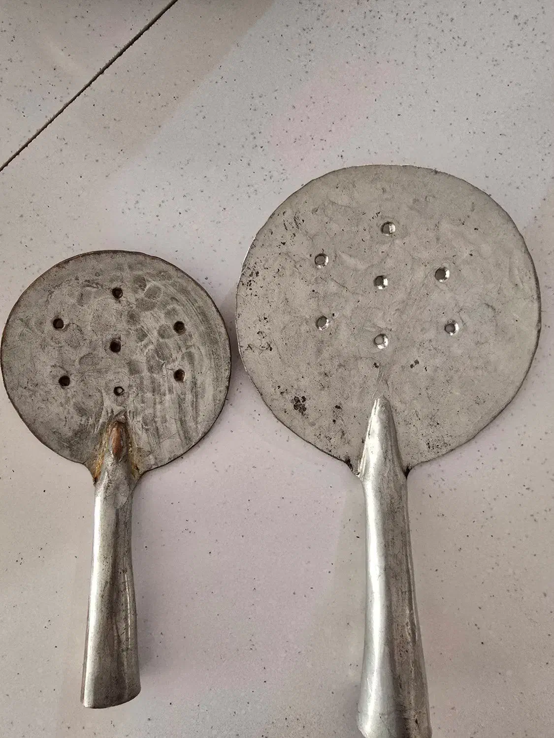 کفگیر مسی قدیمی|کلکسیون اشیاء عتیقه|تهران, آسمان|دیوار